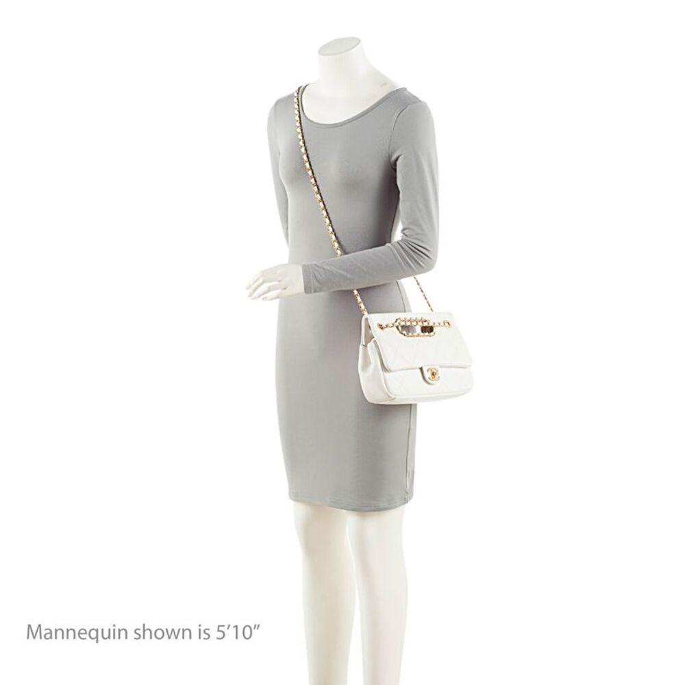 Chanel Lambskin A Real Catch Flap Bag - Picture 5 of 12